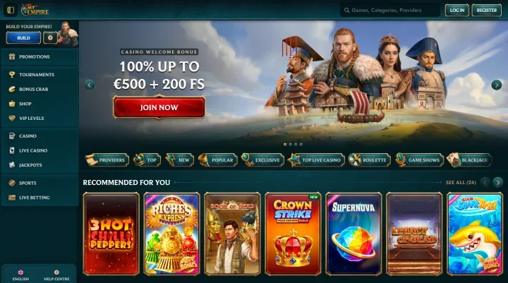 myempire casino